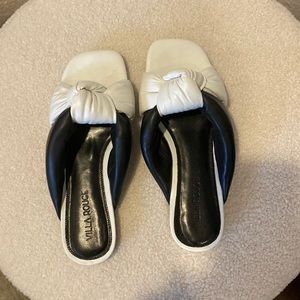 Villa rouge puffy sandal